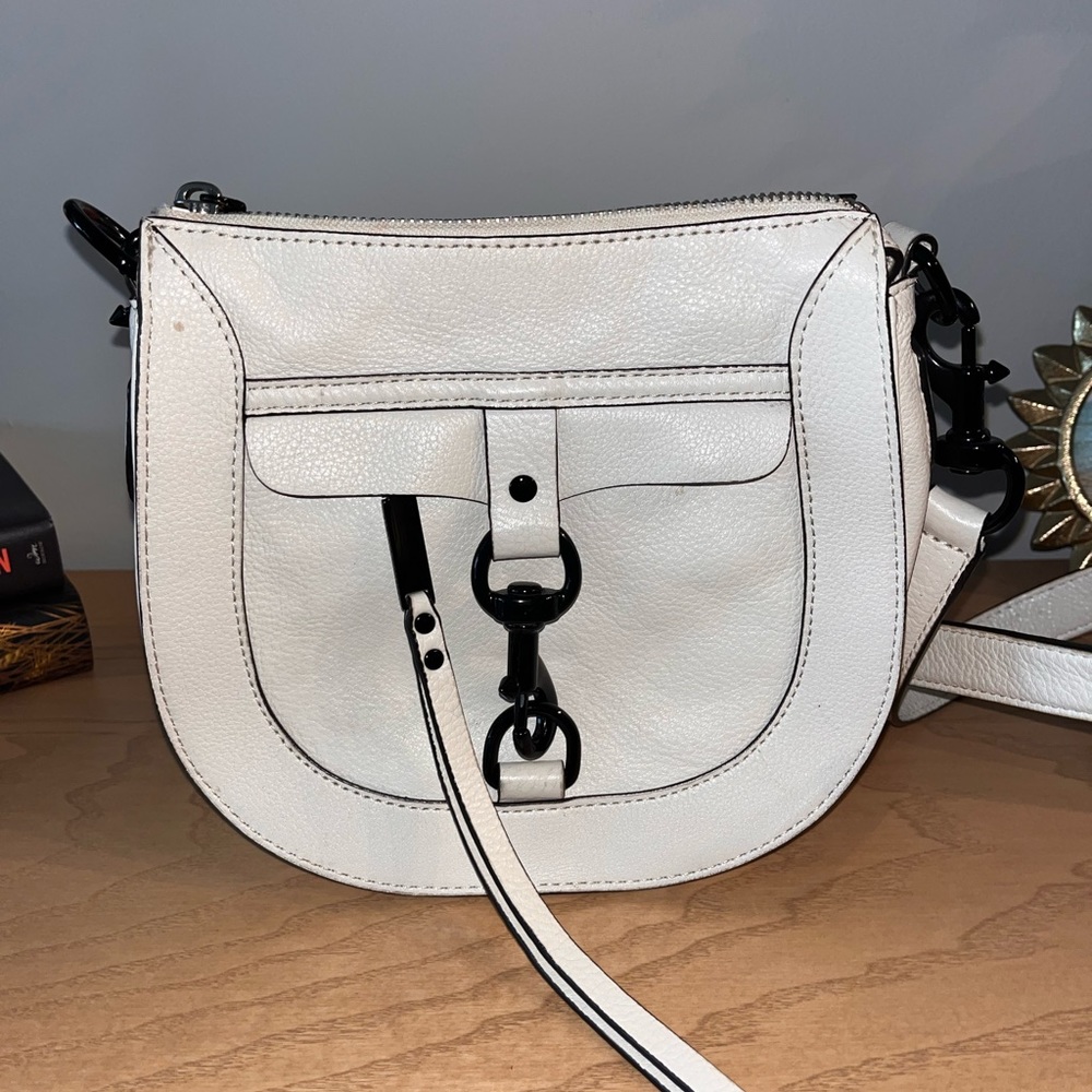 Rebecca Minkoff white and black crossbody